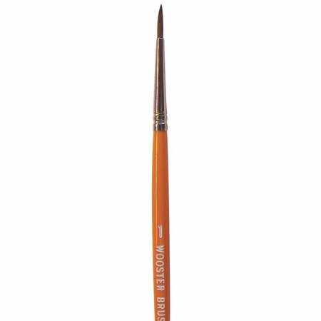 Wooster #1 Artist Paint Brush, Camel Hair Bristle, 1 F1628